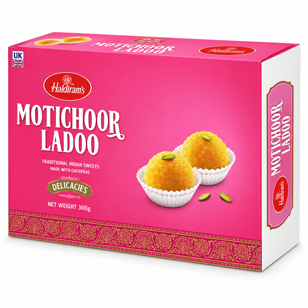 Haldiram's Motichoor Ladoo 300gm - front of pack