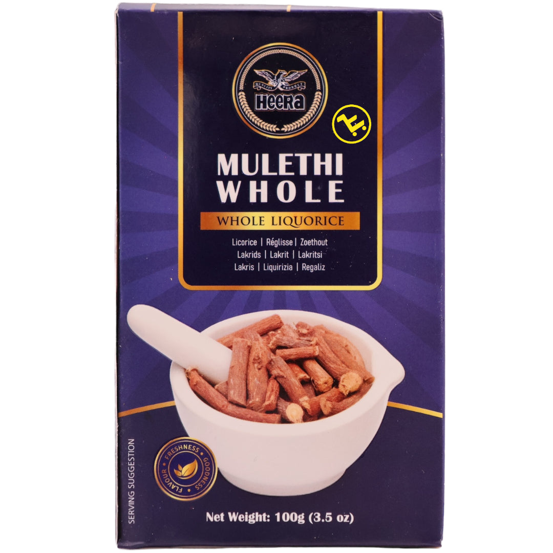 Heera Mulethi Whole (Liquorice) 100g - Spice Village