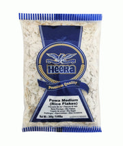 Heera Rice Flakes (Poha/Powa) Medium  300gm - Spice Village