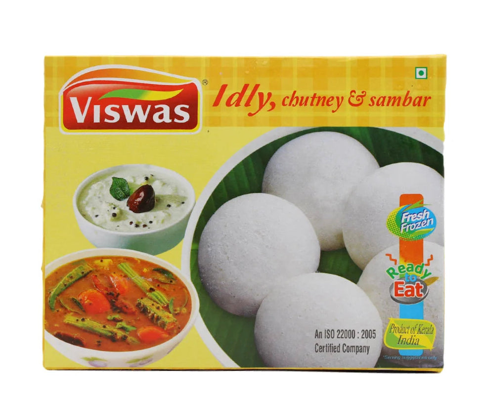 Frozen Viswas Idly Chutney & Sambar 454gm - Spice Village