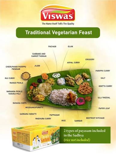 [Pre-Order] Frozen Viswas Onam Sadhya Kit (Feast for 5) 4.2kgs - Only Berlin Same Day Delivery