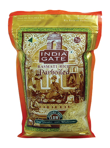 India Gate Brown Parboiled Basmati Rice 5kg - Spice Village