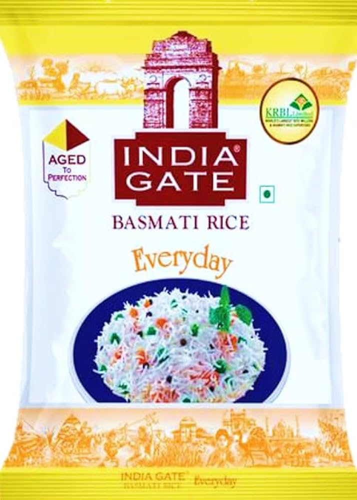 India Gate Basmati Rice Everyday 1kg - Spice Village
