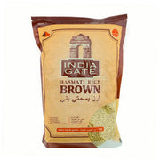 India Gate Brown Basmati rice 1kg - Spice Village