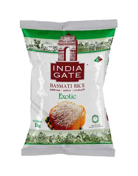 India Gate Exotic Basmati Rice 1kg - Spice Village