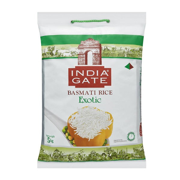 India Gate Exotic Basmati Rice 5kg - Spice Village
