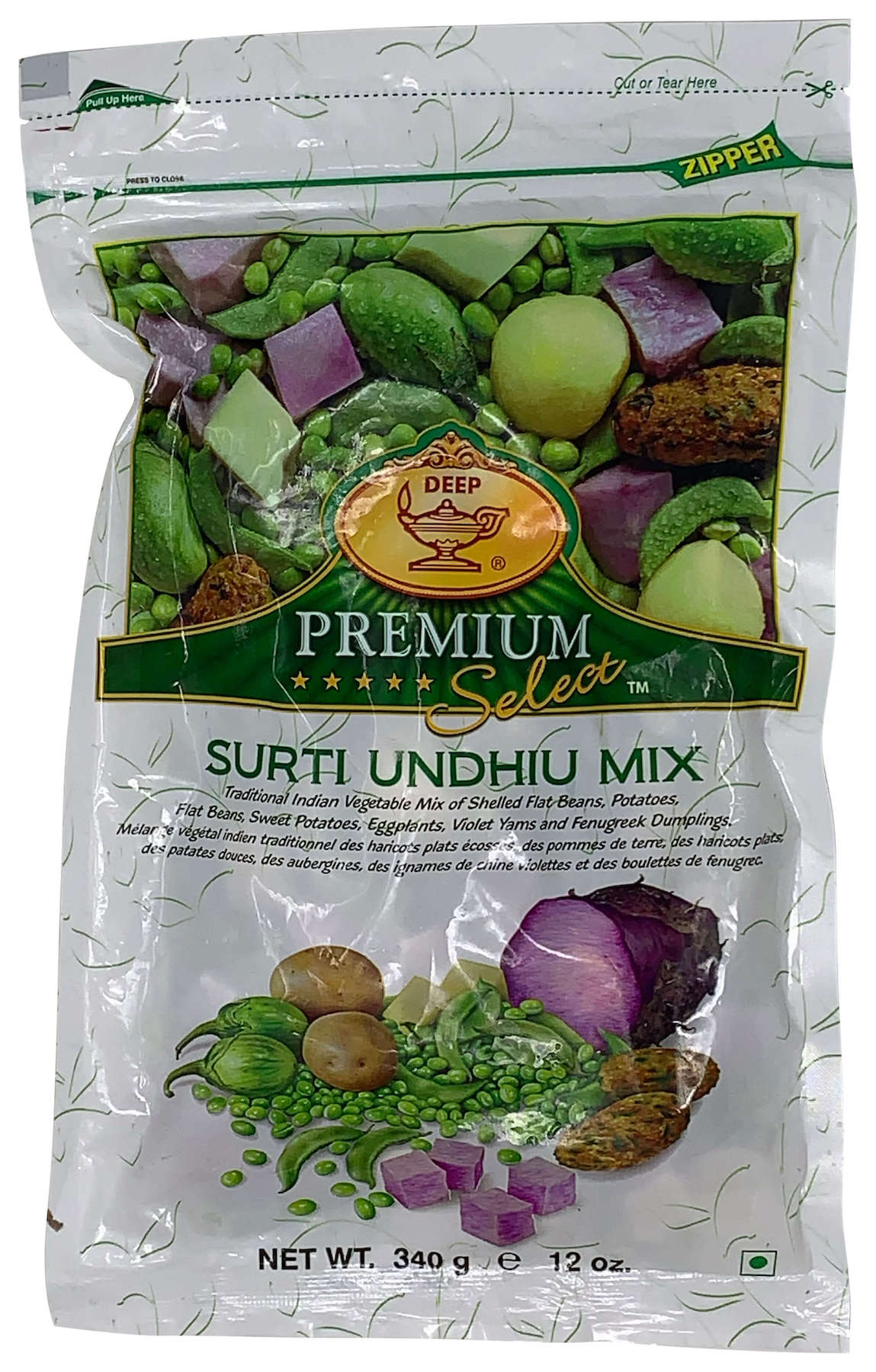 Frozen Deep Surati Undhiu Mix 340gm - Spice Village