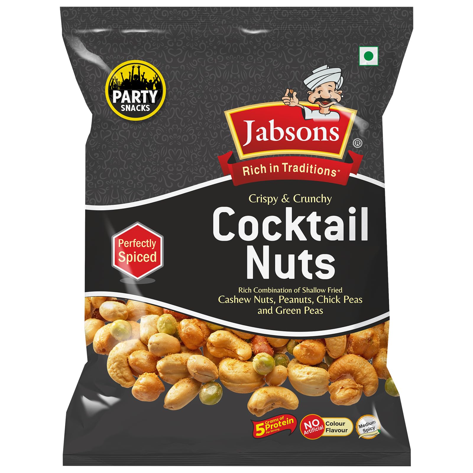 Jabson's Namkeen Cocktail Nuts 120gm - Spice Village