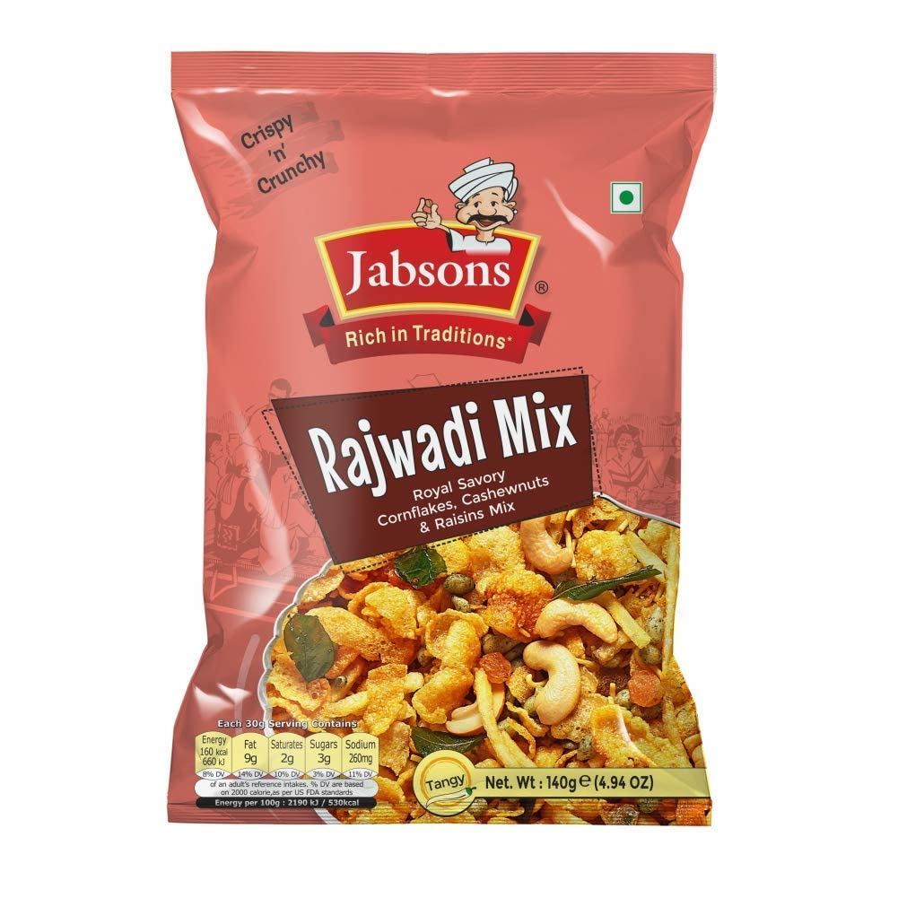 Jabson's Namkeen Rajwadi Mix 140gm - Spice Village