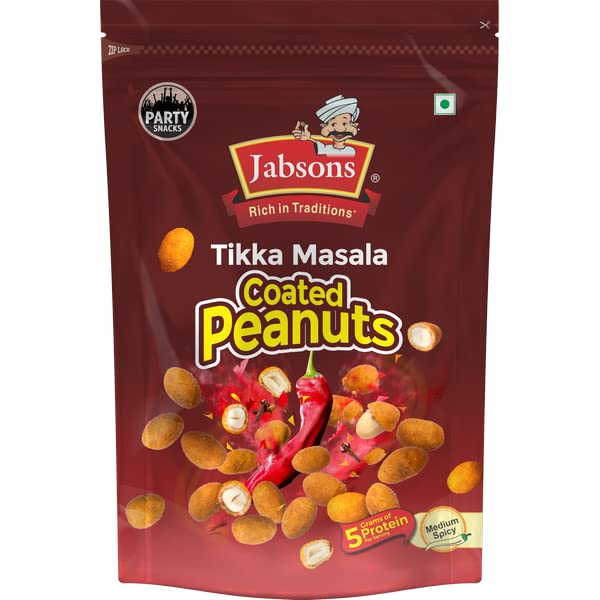 Jabson's Tikka Masala Coated Peanuts 400gm - Spice Village