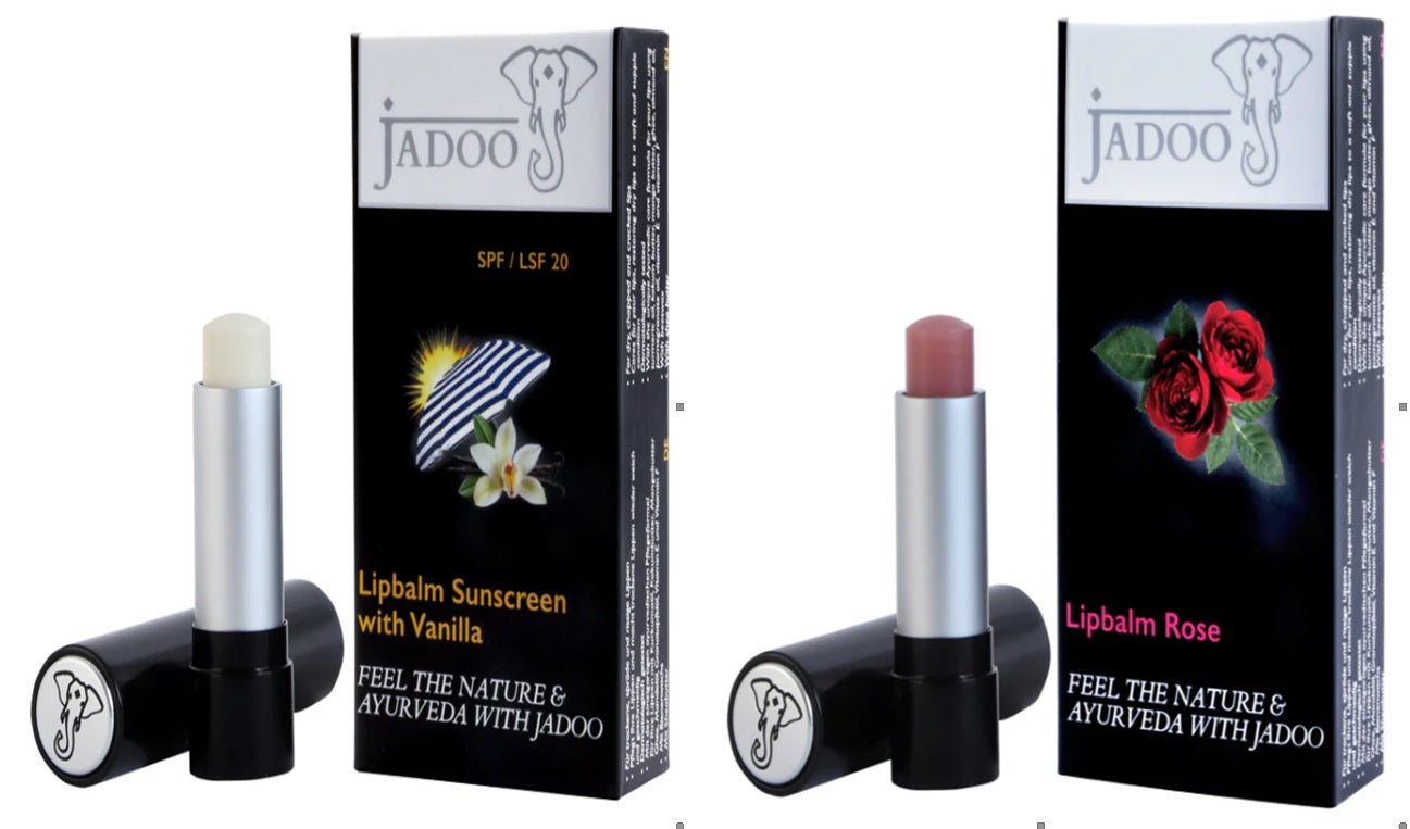 Jadoo Lip balm Combo (Rose & Vanilla  Flavor ) - Spice Village