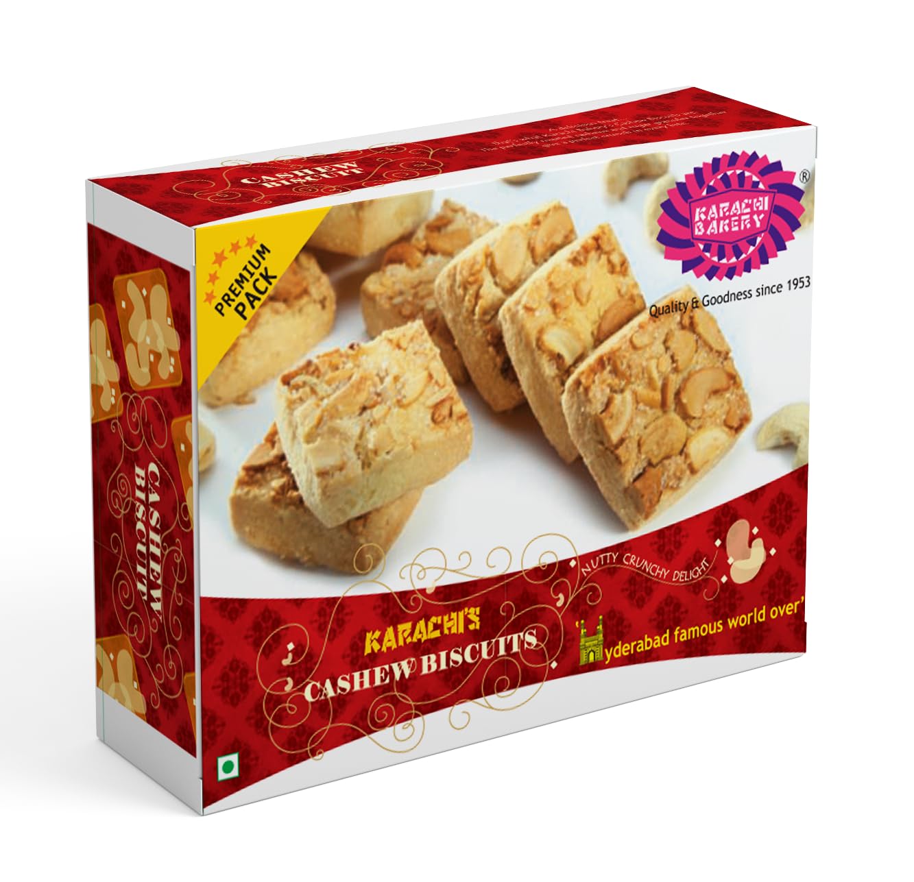 Karachi Bakery Cashew Biscuits 400gm - Spice Village