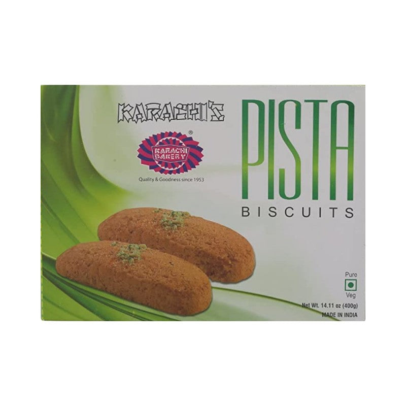 Karachi Bakery Pista Biscuits 400gm - Spice Village
