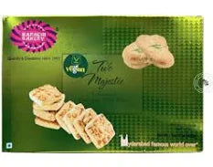 Karachi  Bakery Vegan Assortement of Cashew Biscuits & Pista Biscuit 400gm - Spice Village
