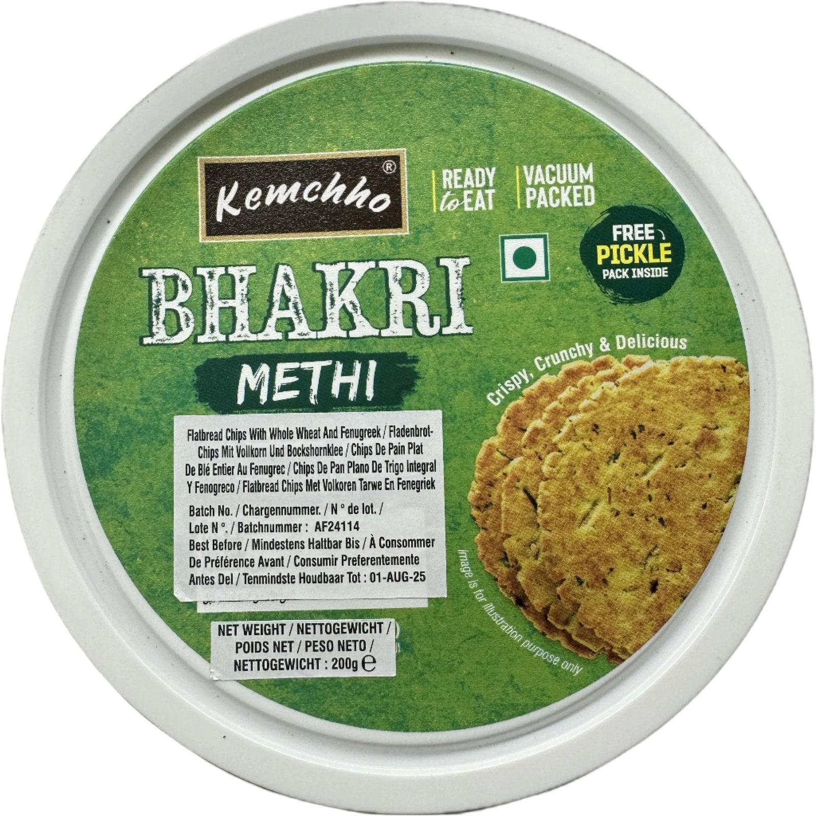 Kemchho Methi Bhakhri 200gm - Spice Village