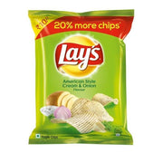 Lays Chips American Style Cream and Onion 73gm - Spice Village
