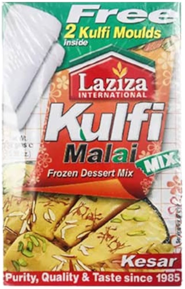 Laziza Kulfa Malai Mix(Frozen Dessert Mix) - Standard 152gm - Spice Village