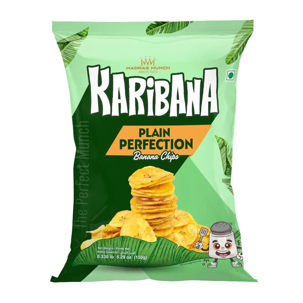 Madras Munch Banana Chips(Plain Pefection) 150gm - Spice Village