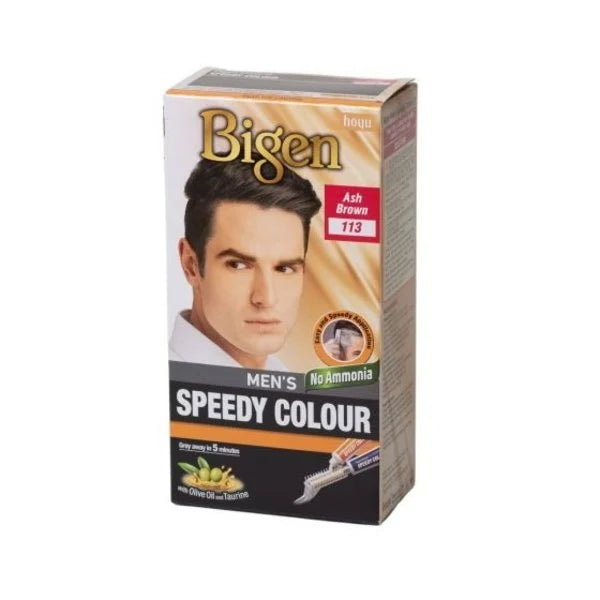 Bigen Men’s Speedy Colour - 113 - Ash Brown 80gm