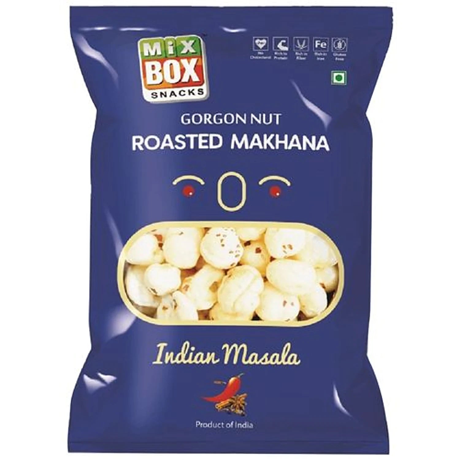 Mix Box Indian Masala Roasted Makhana 30gm - Spice Village