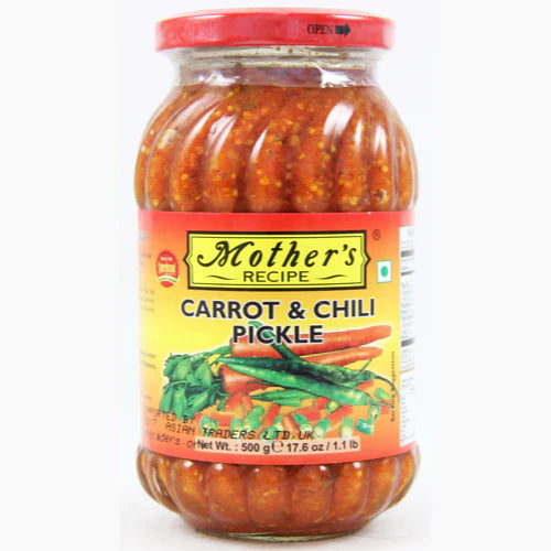 Mother's Recipe Carrot & Chilli pickle 500g - Spice Village