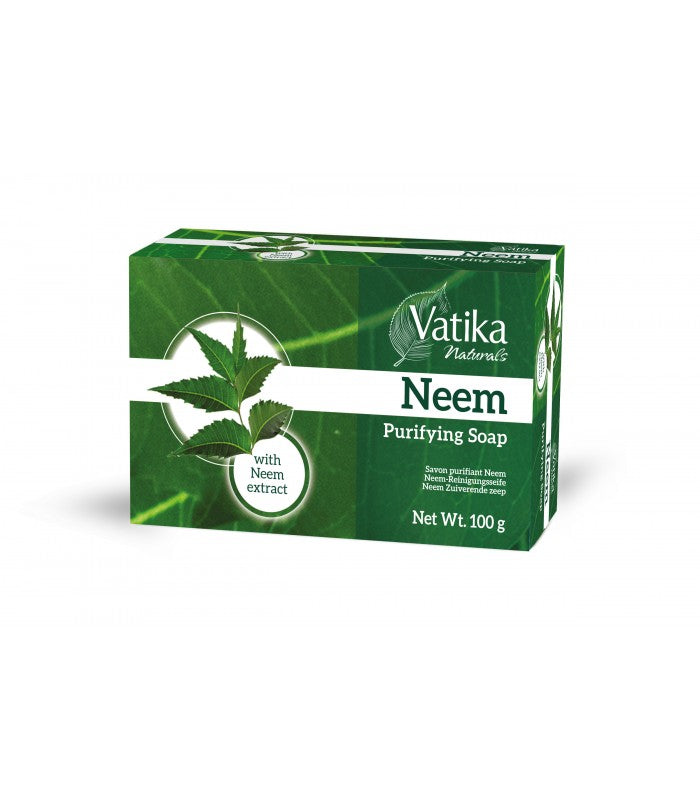 Dabur Vatika Natural Neem Soap 100gm - Spice Village