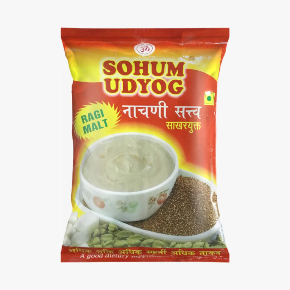 Sohum Ragi Malt(with sugar) 200gm - Spice Village