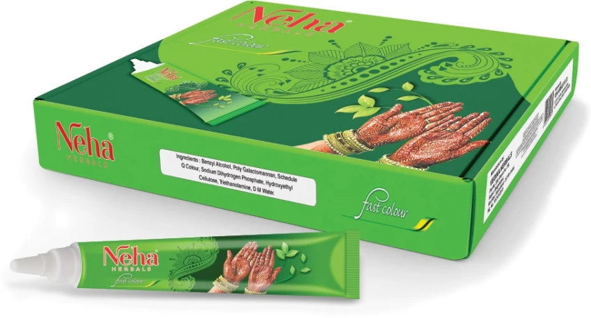 Neha Classic Fast Colour Tube (Red) 25g - Spice Village