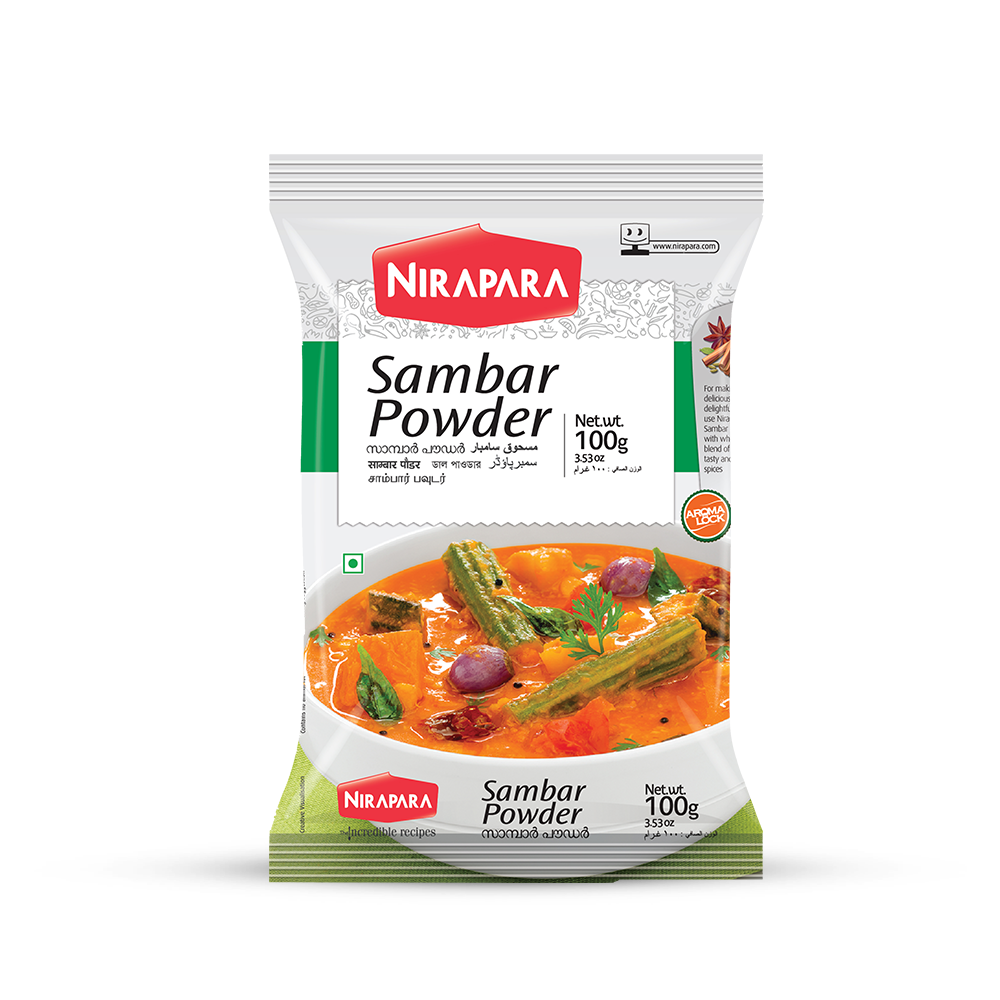 Nirapara Sambar Powder 100gm - Spice Village