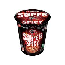 Nongshim Instant Shin Red Super Spicy Cup Noodles 68gm - Spice Village