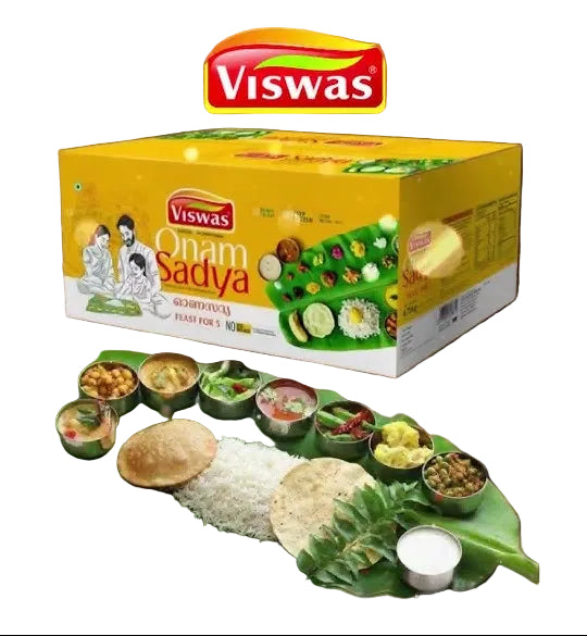 [Pre-Order] Frozen Viswas Onam Sadhya Kit (Feast for 5) 4.2kgs - Only Berlin Same Day Delivery