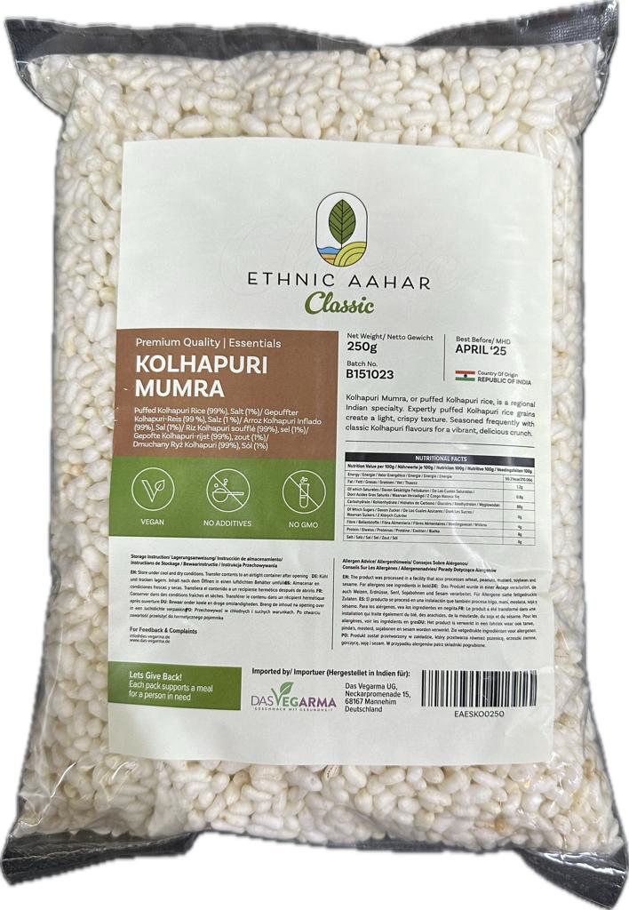 Ethnic Aahar Kolhapuri Rice Mamra (Puffed Rice) 250gm - Spice Village