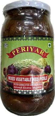 Periyar Mixed Vegetable (Red) Pickle 400gm - Spice Village