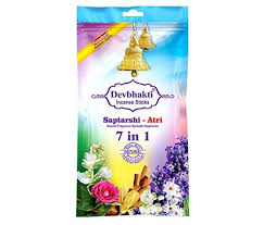 Pitambari Devbhakti Saptarshi-Atri (7 in 1) Incense sticks 130gm - Spice Village
