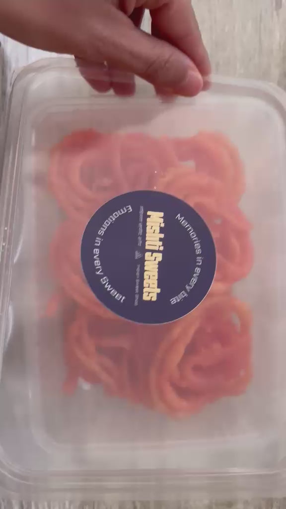 Load video: Mishti Sweets Jalebi 200gm