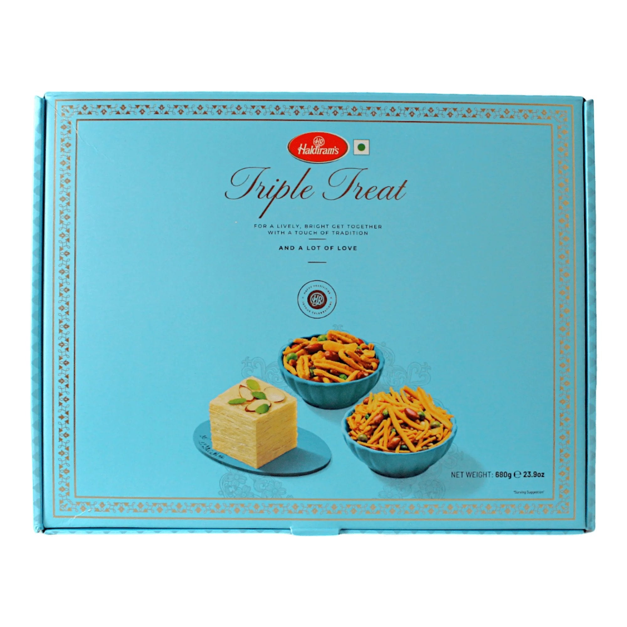 Haldiram's Triple Treat Gift Box 680gm - Spice Village