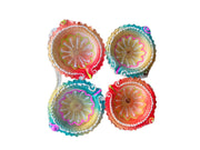 Premium Fancy Colorful Diya(Pack of 4) - Spice Village