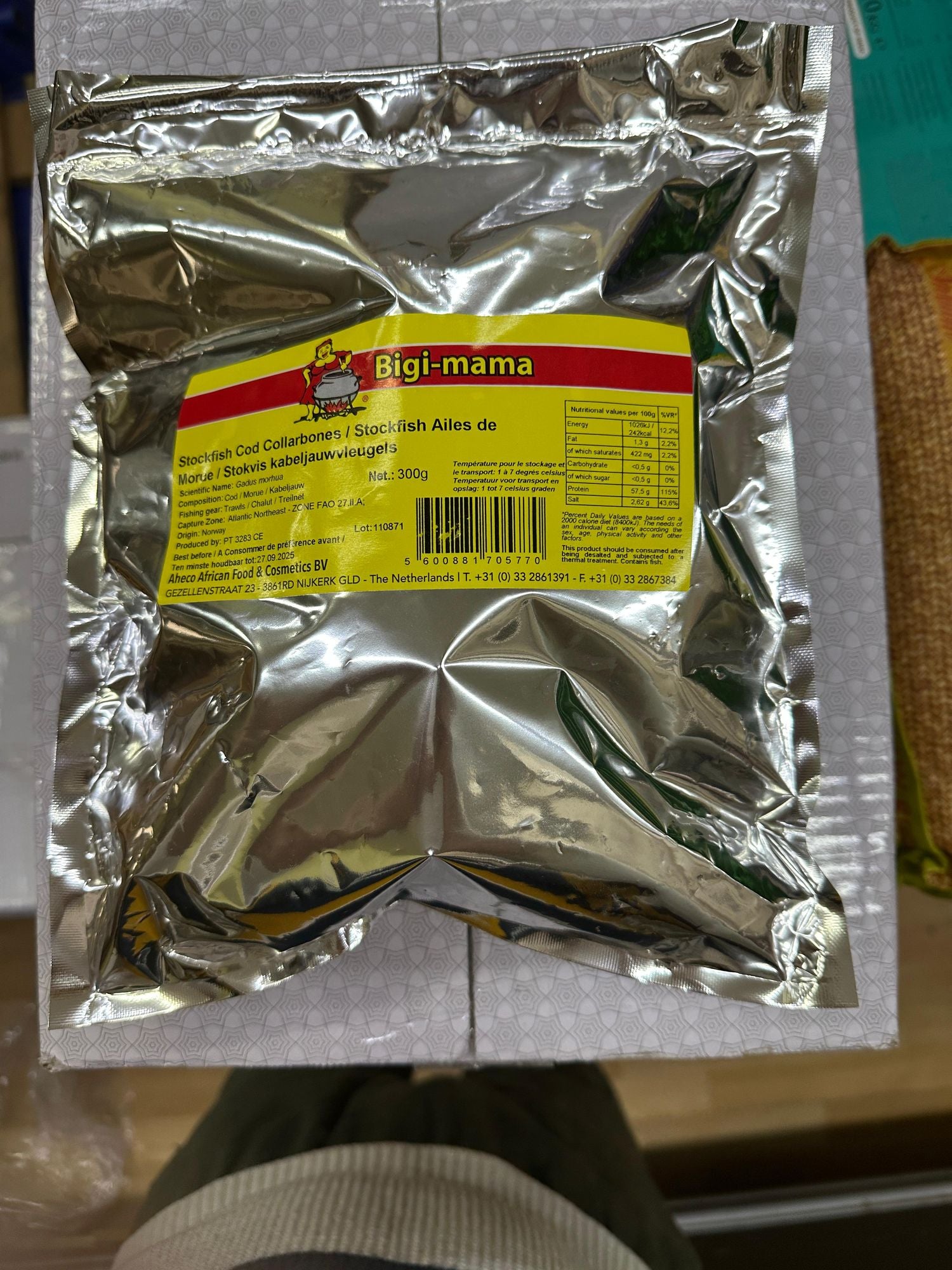 Bigi Mama Stockfish Collarbones 300gm - Spice Village