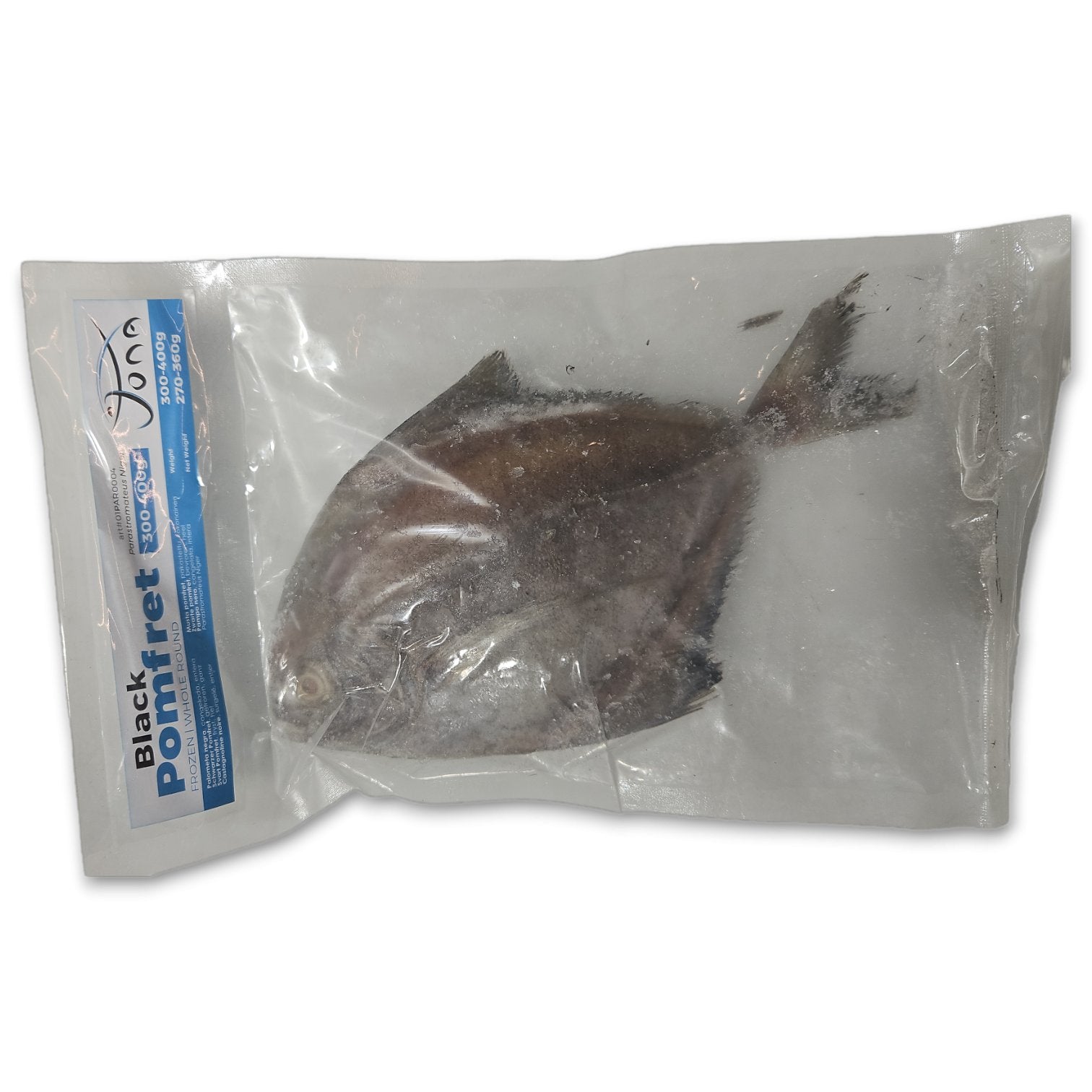 Frozen Jona Black Pomfret (200-300gm) 1Kg- Only Berlin Same Day Delivery - Spice Village