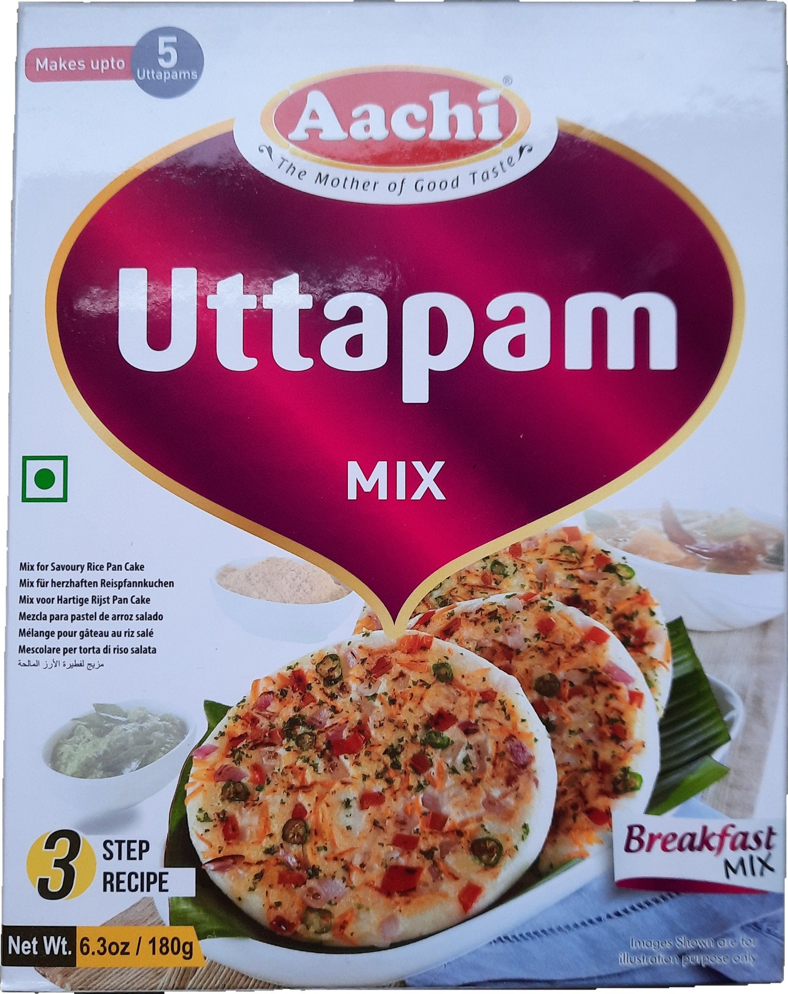 Aachi Uttapam Mix 180gm - Spice Village