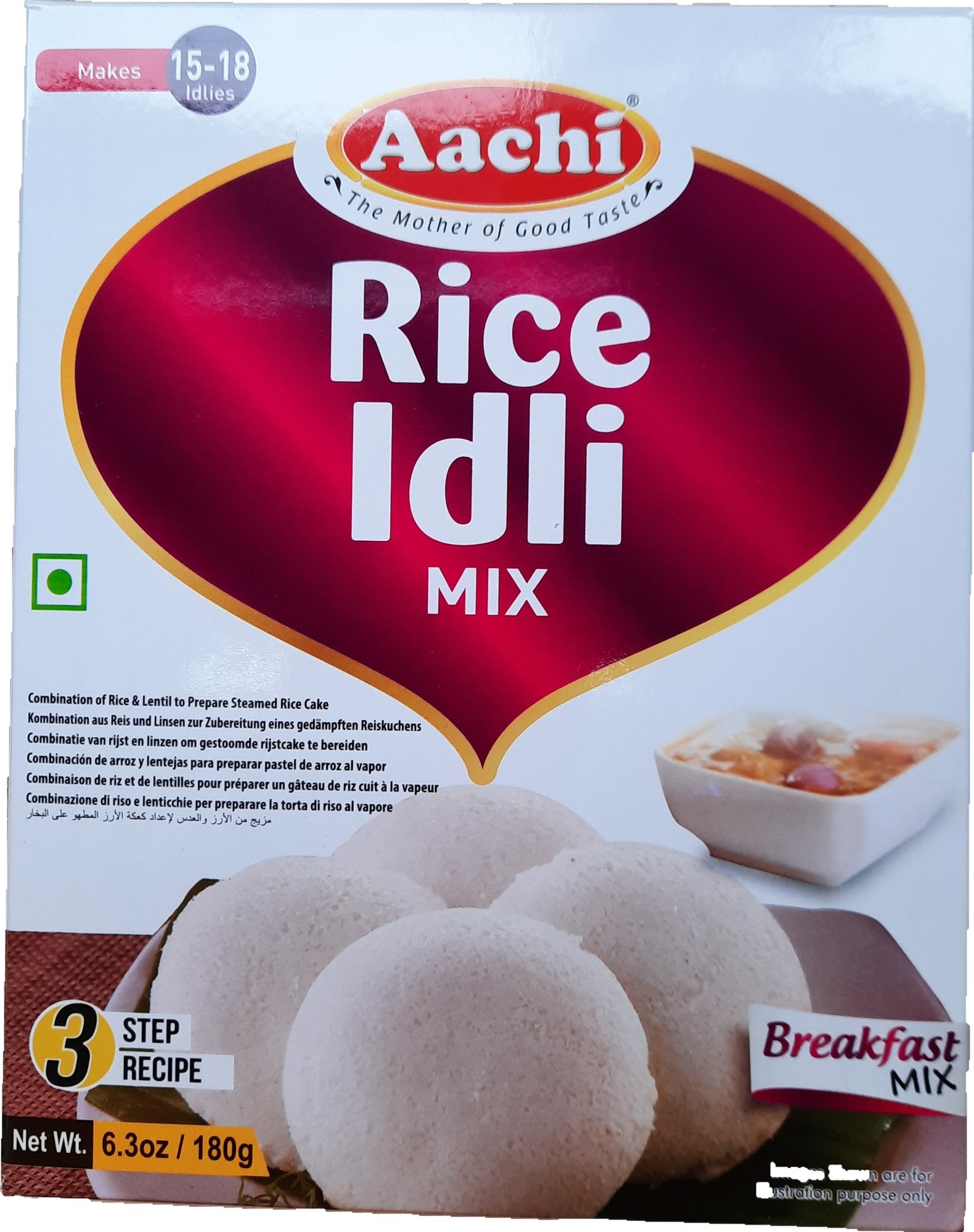 Aachi Rice Idli Mix 180gm - Spice Village