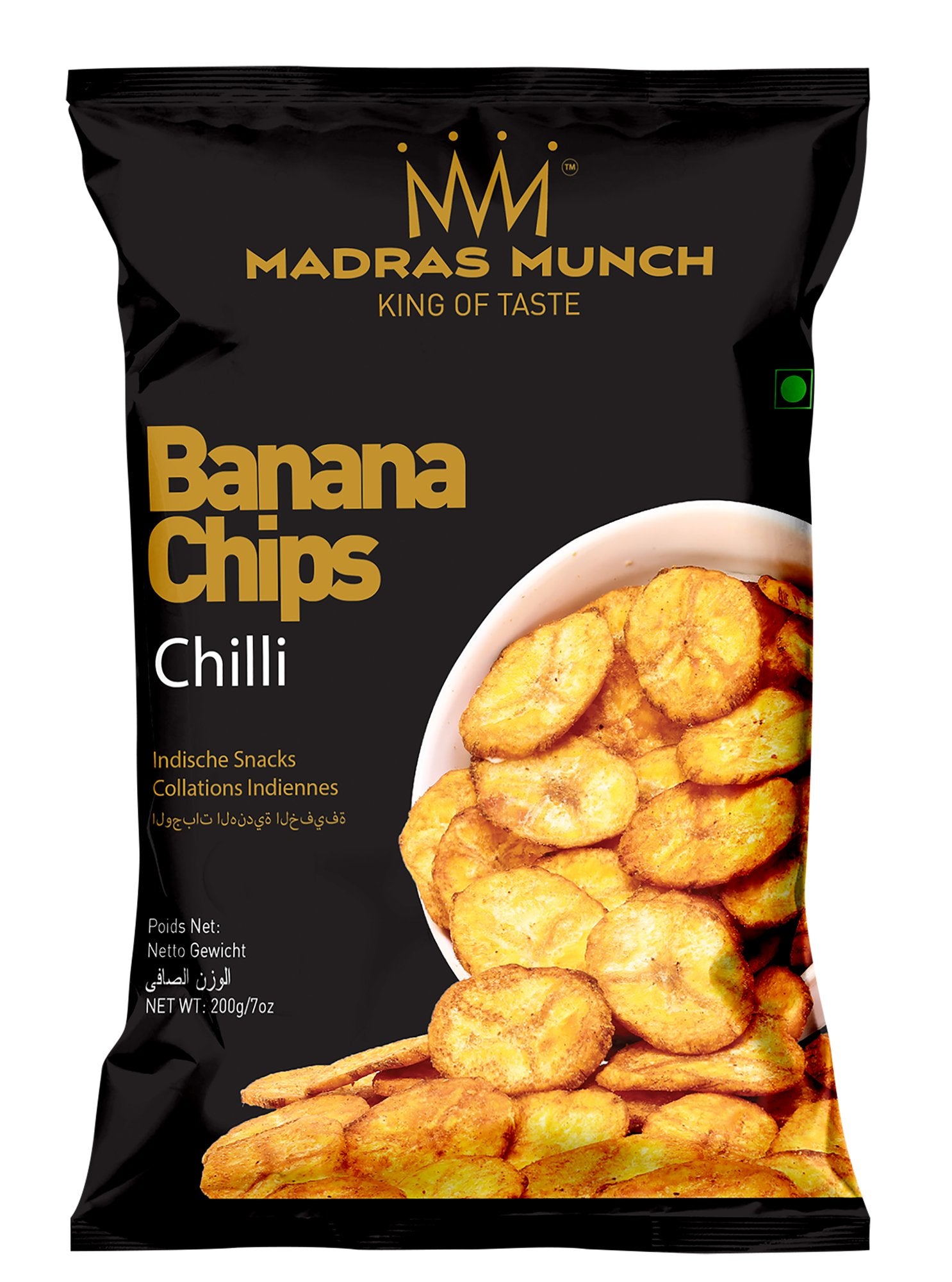 Madras Munch Banana Chips Chilli 200g - Spice Village