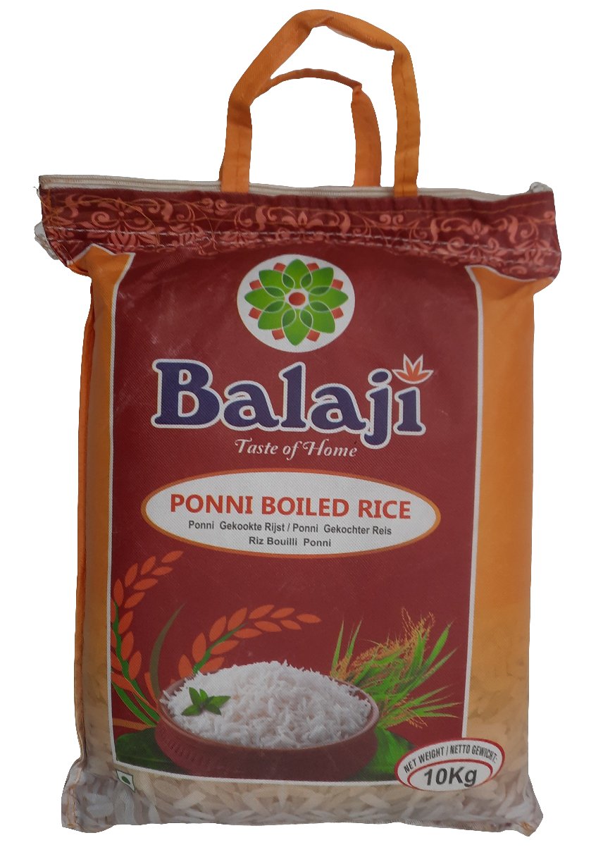 Balaji Ponni Boiled Rice 10kg - Spice Village