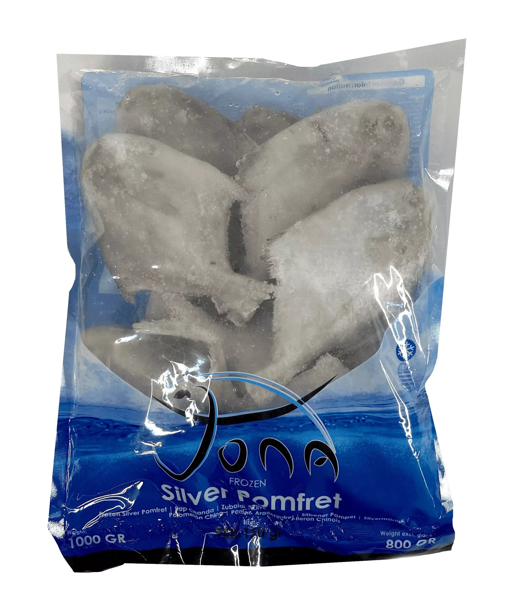 Frozen Jona Silver Pomfret 1kg - Only Berlin Same Day Delivery - Spice Village