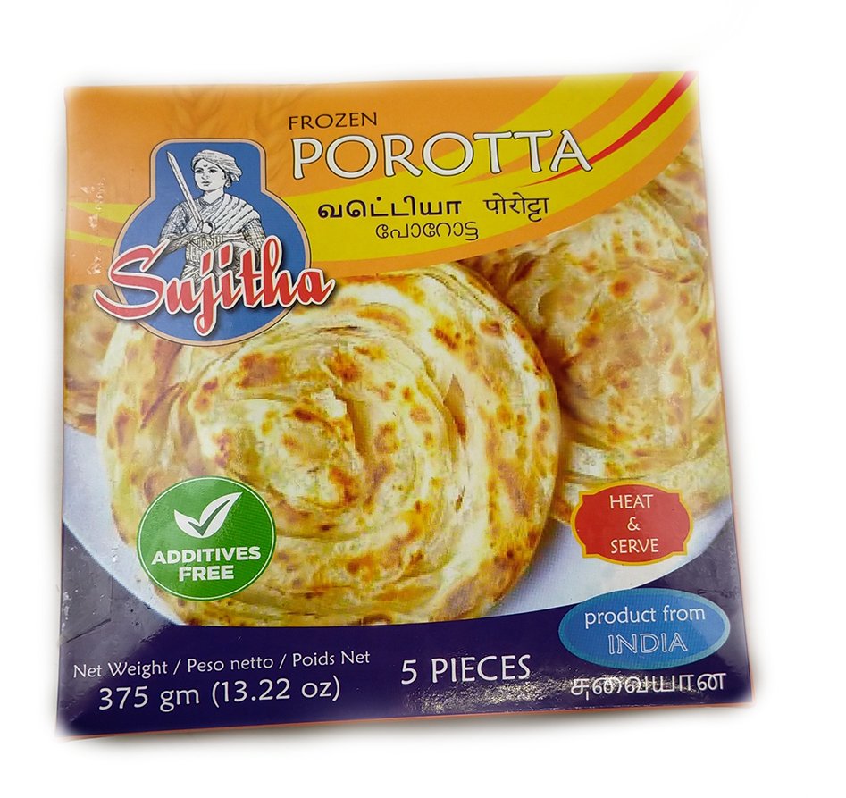 Frozen Sujitha Parotta (5 pieces) 375gm - Only Berlin Same Day Delivery - Spice Village