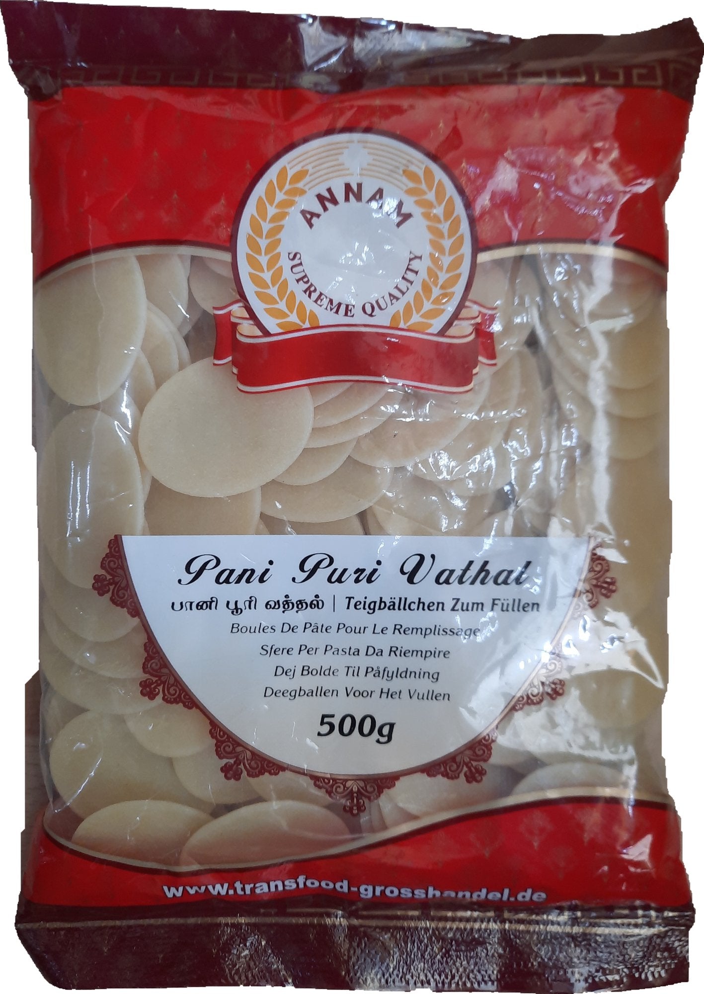 Annam Pani Puri Vathal(Chips) 500gm - Spice Village