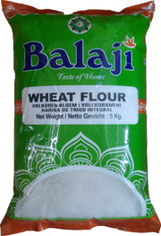 Balaji Wheat Flour (Atta) 5kg (Export Pack) - Spice Village
