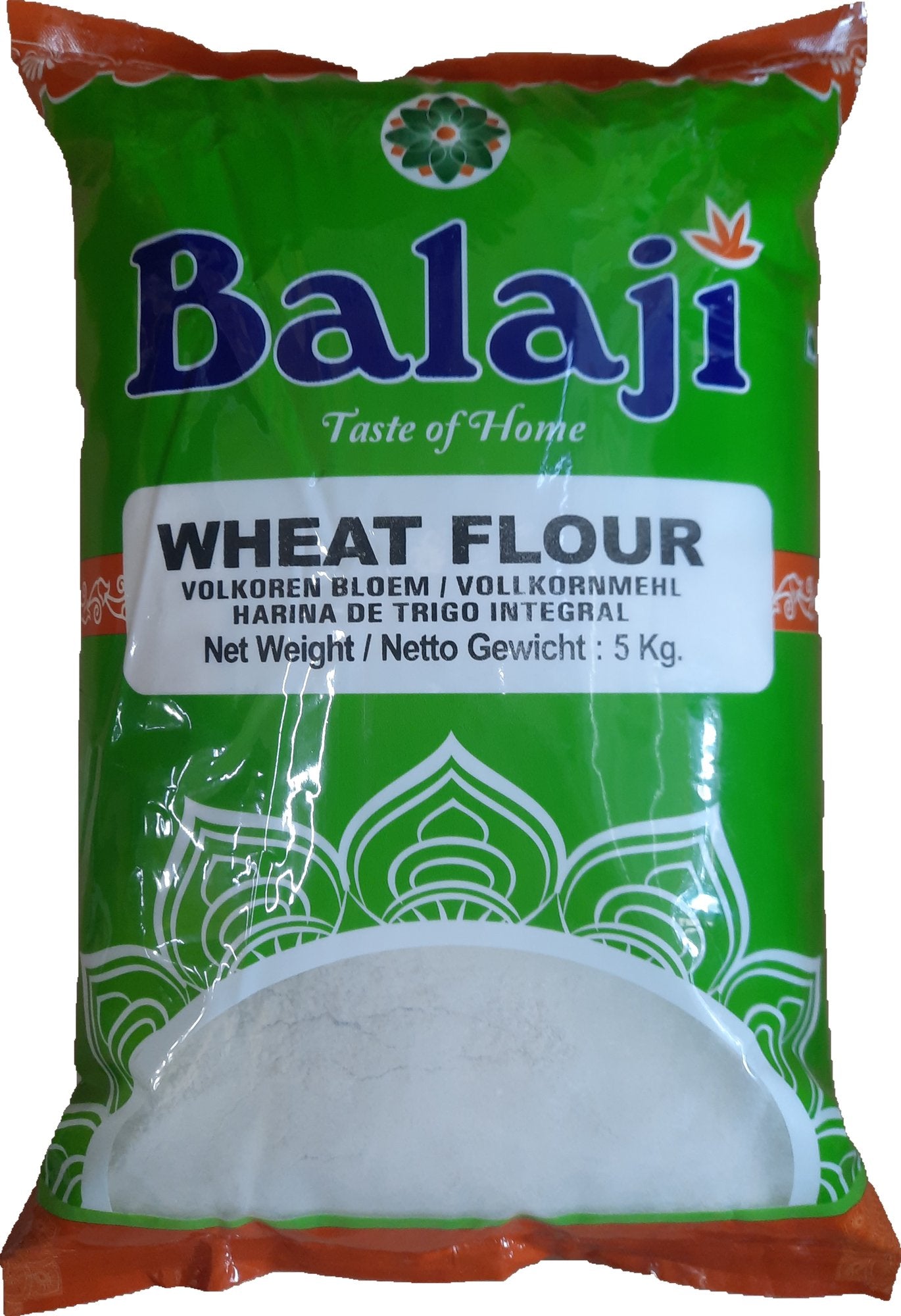 Balaji Wheat Flour (Atta) 5kg (Export Pack) - Spice Village