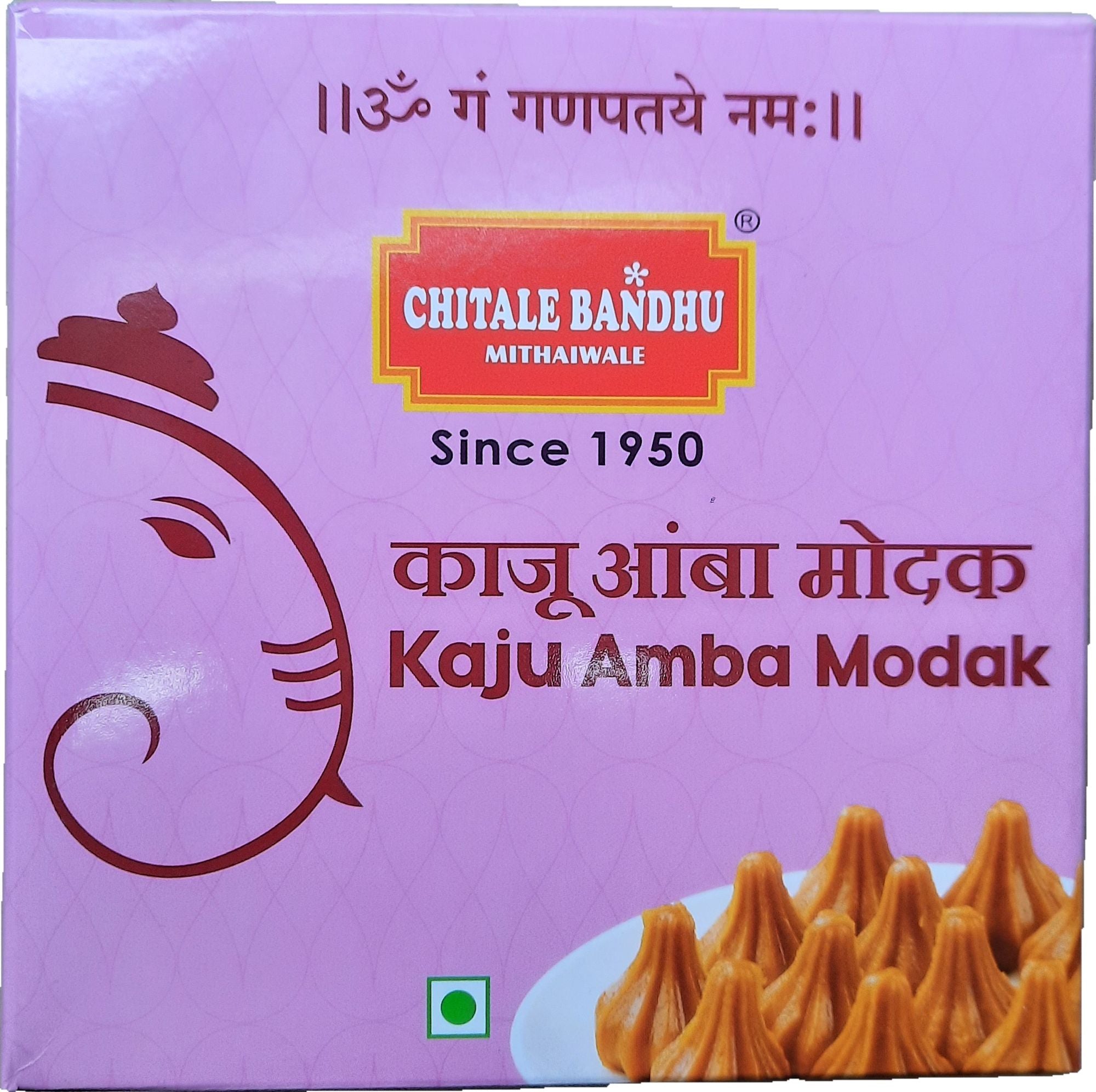 Chitale Bandhu Kaju Amba Modak 250gm - Spice Village