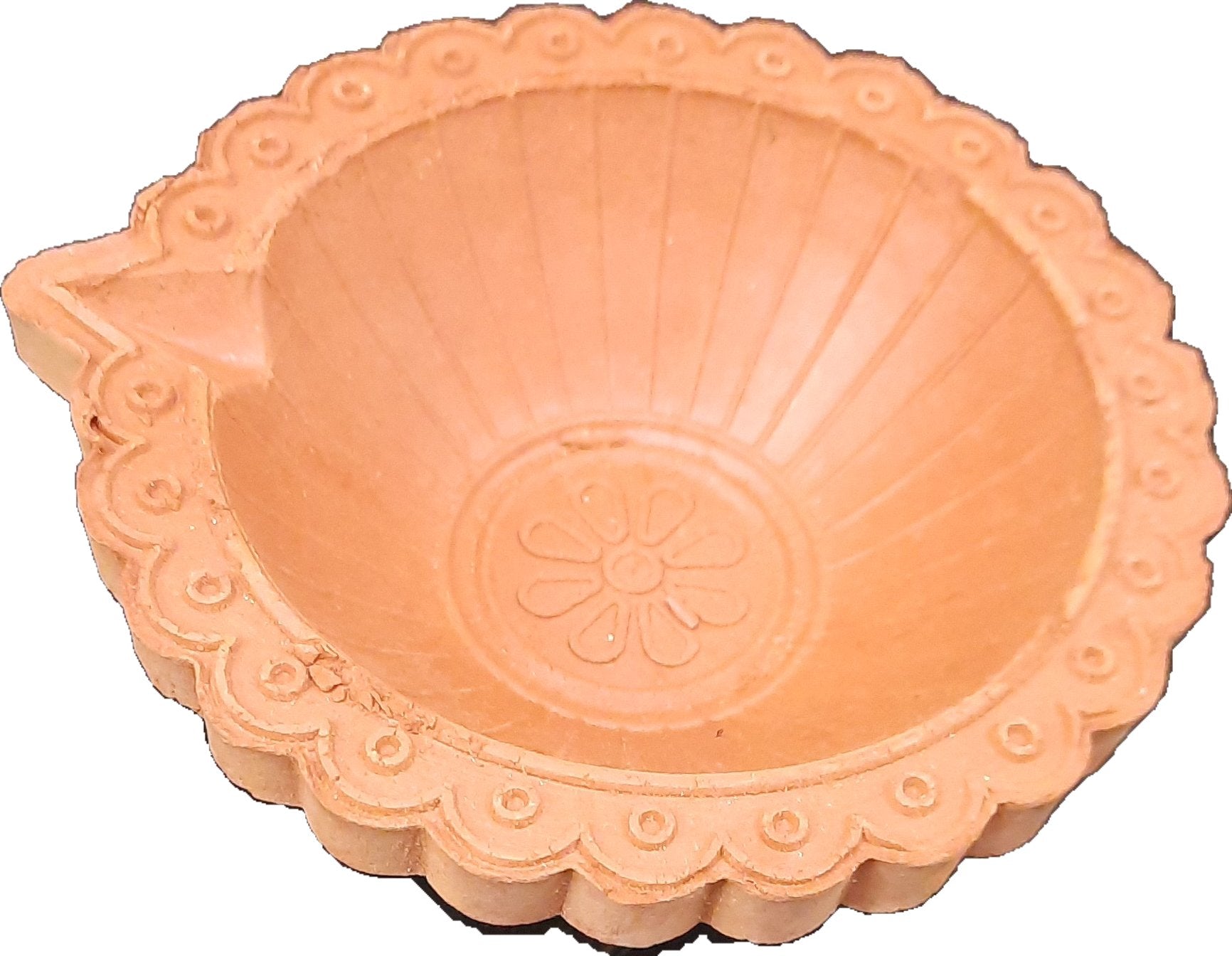 Designed Diya (Big size) - Spice Village